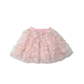 粉色儿童网纱裙